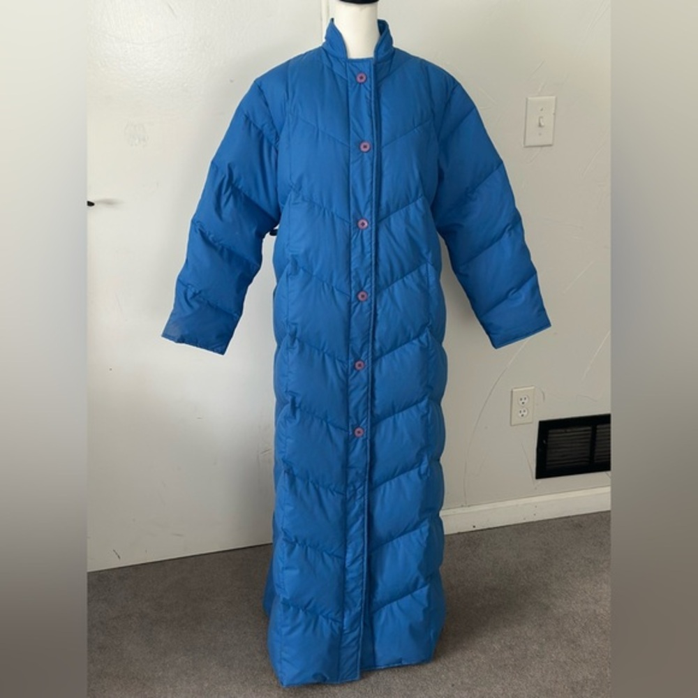 ORVIS Vintage Goose Down Maxi Long Puffer Coat GVC L